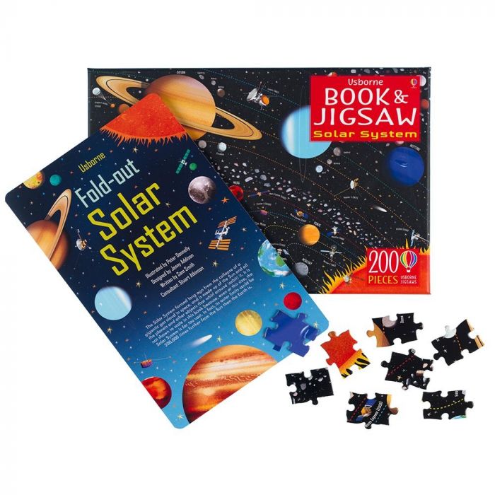 Solar System 200 Piece Jigsaw And Book - Readers Warehouse