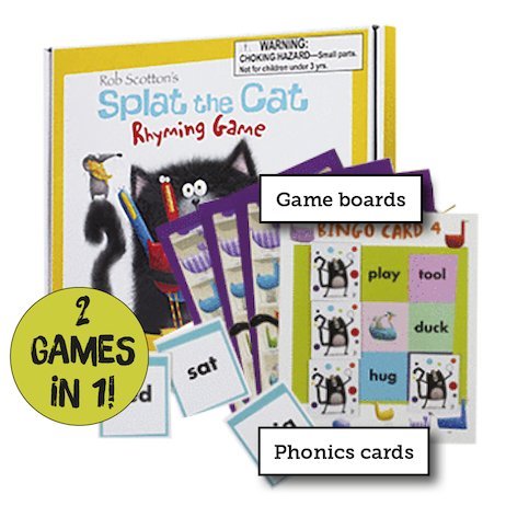 Splat the Cat Rhyming Game Box Set - Readers Warehouse
