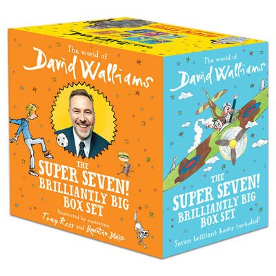 The World of David Walliams: The Super Seven Brilliantly Big Box Set - Readers Warehouse