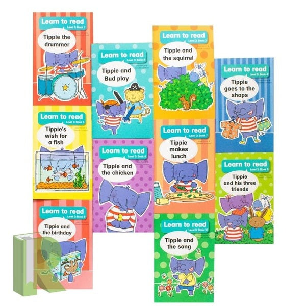 Learn To Read with Tippie 10 Book Box Set (Level 3) | Readers