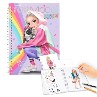 TOPModel Pocket Colouring Book (Jill & Cookie) - Readers Warehouse