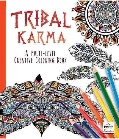 Tribal Karma Colouring Book - Readers Warehouse