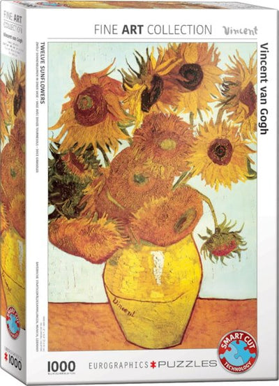 Twelve Sunflowers 1000 Piece Puzzle Box Set - Readers Warehouse