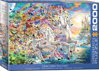 Unicorn Fantasy 2000 Piece Puzzle Box Set - Readers Warehouse