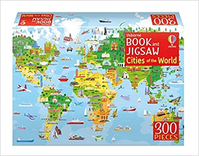 Usborne Book And Jigsaw - Cities Of The World - Readers Warehouse