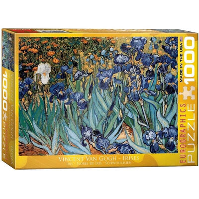 Vincent Van Gogh Irises 1000 Piece Puzzle Box Set - Readers Warehouse