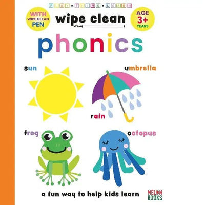 Wipe Clean Phonics for Kids Age 3 + | Warehouse