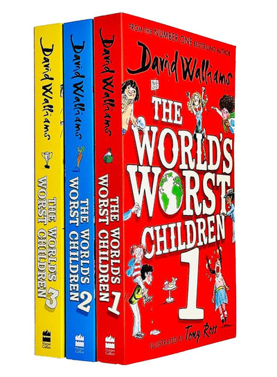 World's Worst Children 3 Book Box Set (With an Exclusive Tote-Bag, Bookmarks & Pencil) - Readers Warehouse