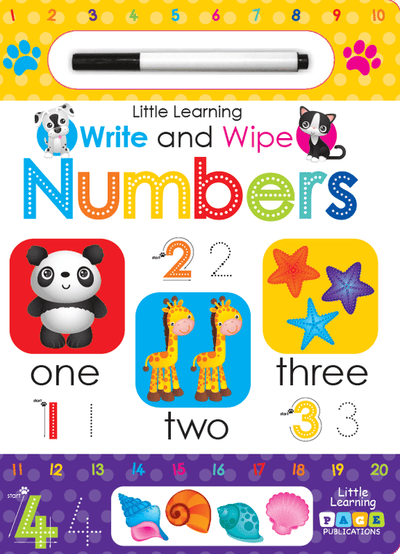 Write And Wipe: Numbers - Readers Warehouse