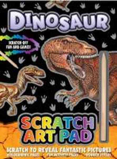 Dinosaur Scratch Art Pad - Readers Warehouse