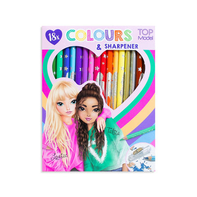 18 Colouring Pencils With Sharpener - Readers Warehouse