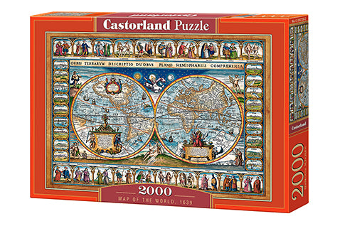 Map Of The World - 2000 Piece Puzzle - Readers Warehouse
