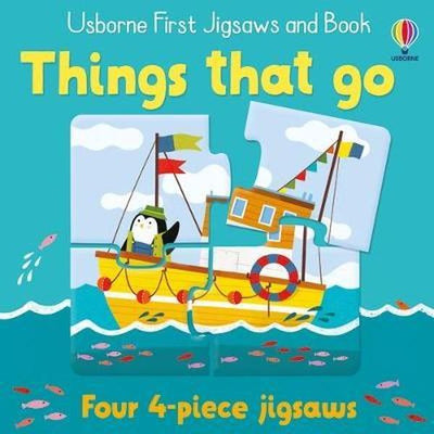 Usborne First Jigsaws And Book: Things that go - Readers Warehouse