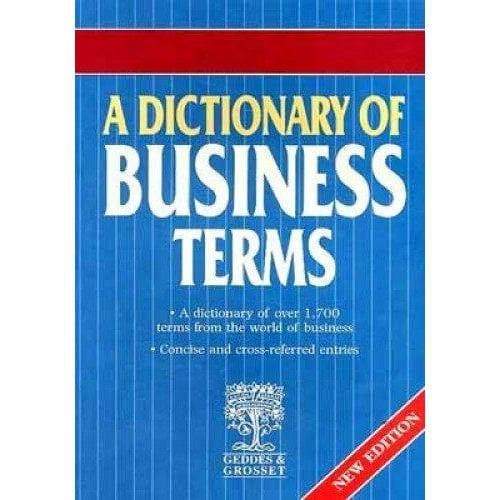 A Dictionary Of Business Terms - Readers Warehouse