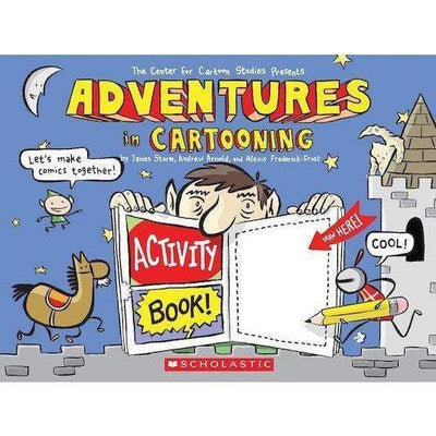 Adventures In Cartooning Activity Book - Readers Warehouse