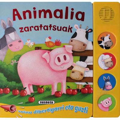 Animalia zaratatsuak Sound Book (Spanish) - Readers Warehouse