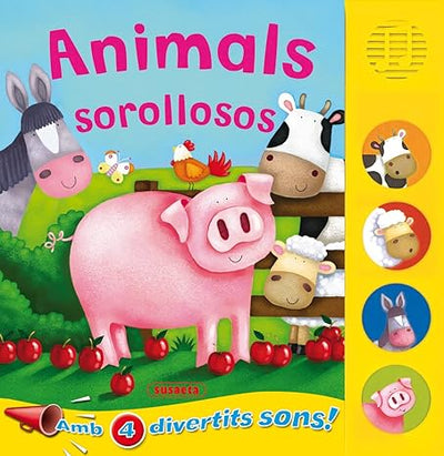 Animals sorollosos Sound Book (Spanish) - Readers Warehouse