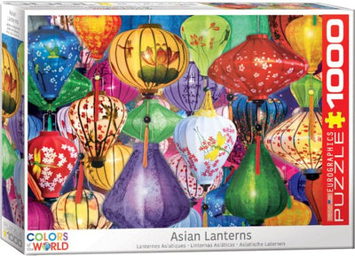 Asian Lanterns 1000 Piece Puzzle Box Set - Readers Warehouse