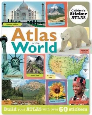 Atlas Of The World - Children's Sticker Atlas - Readers Warehouse