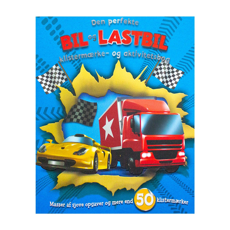 Bil og Lastbil Klistermærke og Aktivitetsbog (Danish) - Readers Warehouse