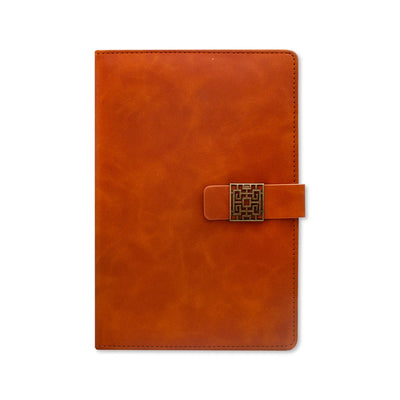 Brown Padded A5 Notebook - Readers Warehouse