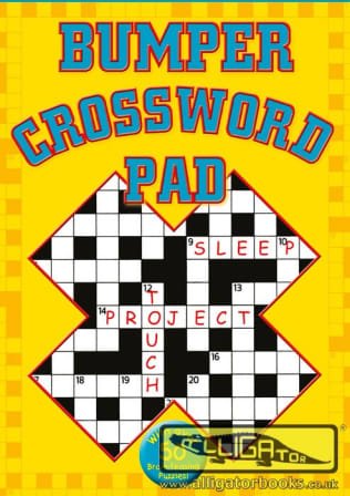 Bumper Crossword Pad Yellow - Readers Warehouse