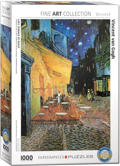 Café Terrace at Night 1000 Piece Puzzle Box Set - Readers Warehouse