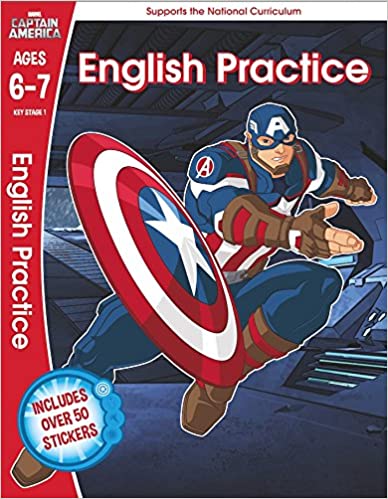 Captain America - English Practice, Ages 6-7 - Readers Warehouse