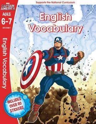 Captain America - English Vocabulary (Ages 6-7) - Readers Warehouse