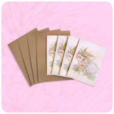 Card and Envelope 3 Maxi Gladiolus in Fynbos Pack - Readers Warehouse