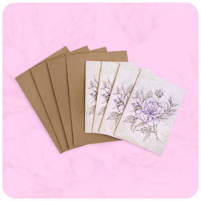 Card and Envelopes 3 Maxi Rose Pack - Readers Warehouse