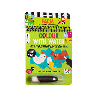 Colour With Water Farm Colour and Activity Pad - Readers Warehouse
