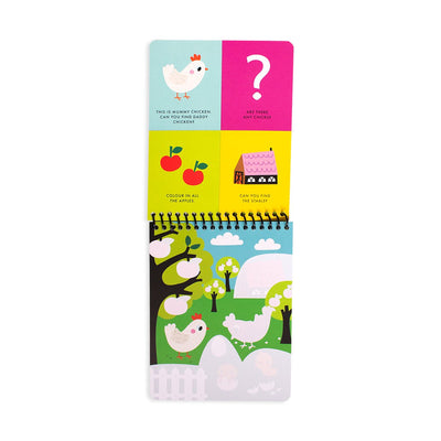 Colour With Water Farm Colour and Activity Pad - Readers Warehouse