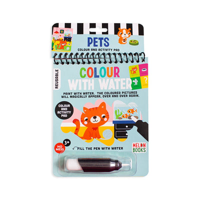 Colour With Water Pets Colour and Activity Pad - Readers Warehouse