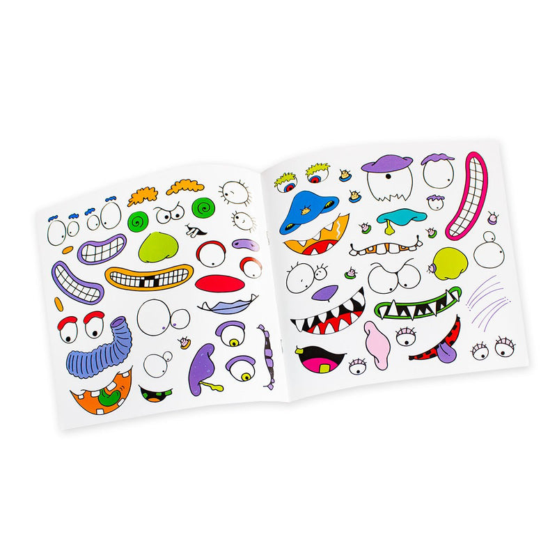 Crazy Monsters Sticker Book - Readers Warehouse