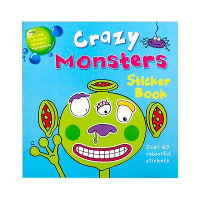 Crazy Monsters Sticker Book - Readers Warehouse