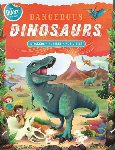 Dangerous Dinosaurs Activity Book - Readers Warehouse