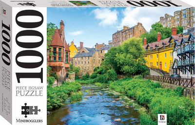 Dean Village Edinburgh Scotland 1000 Piece Puzzle Box - Readers Warehouse
