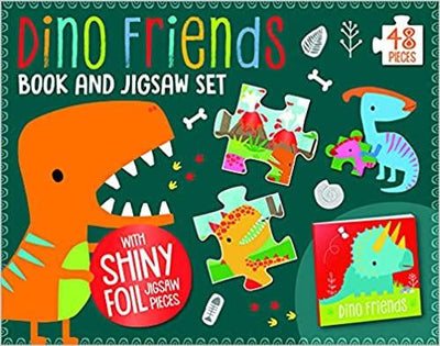 Dino Friends Book And Jigsaw - Readers Warehouse