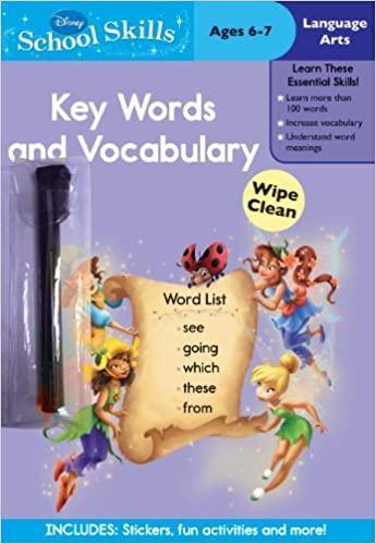 Disney School Skills - Fairies - Sight Words And Vocabulary - Readers Warehouse