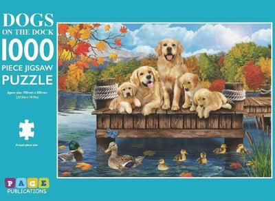 Dog On The Dock -1000 Pieces Jigsaw Puzzle - Readers Warehouse