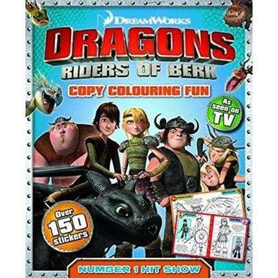 Dragons Riders Of Berk Copy Colouring Fun - Readers Warehouse