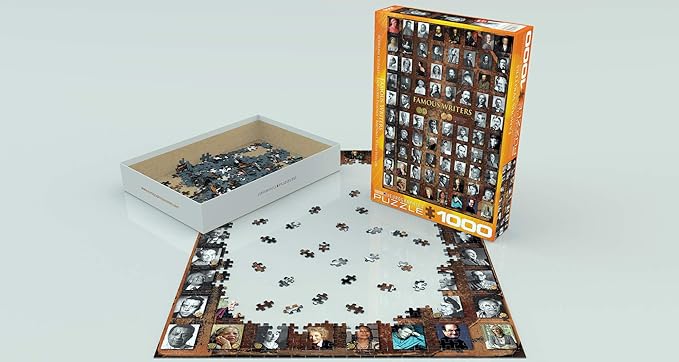 Famous Writers 1000 Piece Puzzle Box Set - Readers Warehouse