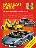 Fastest Cars Manual Pocket Book - Readers Warehouse