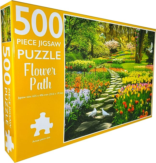 Flower Path 500 Pieces Jigsaw Puzzle - Readers Warehouse