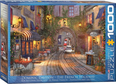 French Walkway 1000 Piece Puzzle Box Set - Readers Warehouse