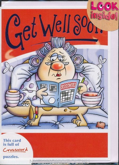 Get Well Soon Puzzle - More Crossword - Readers Warehouse