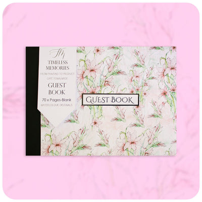 Guest Book Plain (Cape Gladiolus) - Readers Warehouse