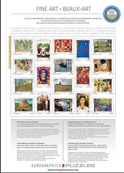 Gustav Klimt 1000 Piece Puzzle - Readers Warehouse