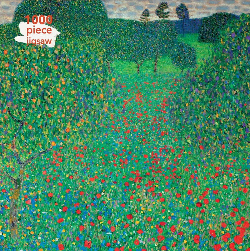Gustav Klimt, Poppy Field - 1000 Piece Puzzle - Readers Warehouse